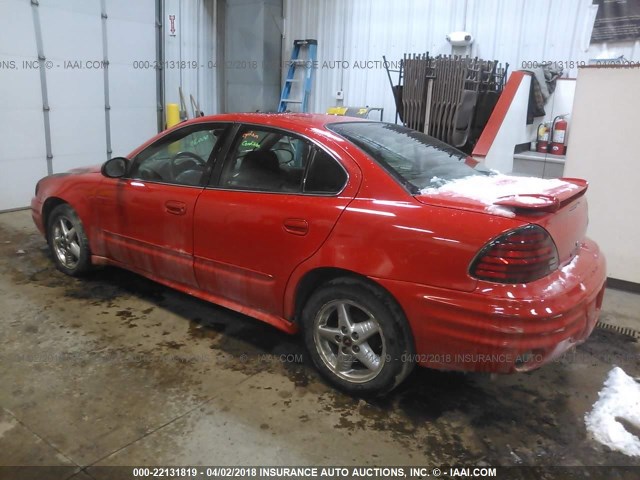 1G2NG52E94M649659 - 2004 PONTIAC GRAND AM SE2 RED photo 3