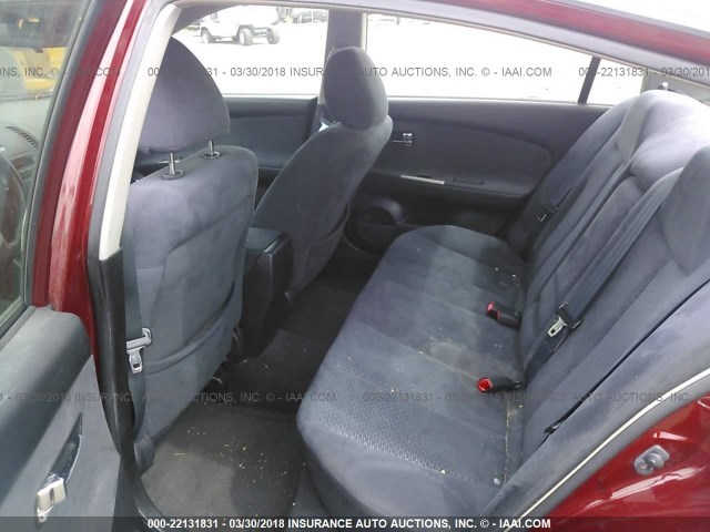 1N4AL11E26C266919 - 2006 NISSAN ALTIMA S/SL RED photo 8