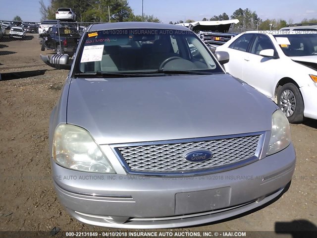 1FAHP24167G162865 - 2007 FORD FIVE HUNDRED SEL SILVER photo 6