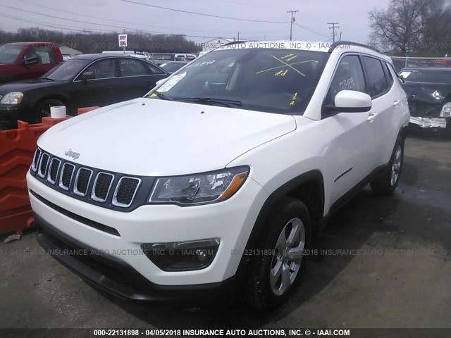 3C4NJDBB8HT645843 - 2017 JEEP COMPASS LATITUDE 白色 照片 2