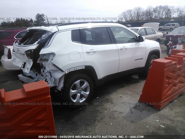 3C4NJDBB8HT645843 - 2017 JEEP COMPASS LATITUDE WHITE photo 4