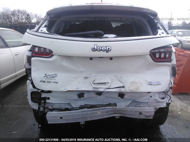 3C4NJDBB8HT645843 - 2017 JEEP COMPASS LATITUDE 白色 照片 6