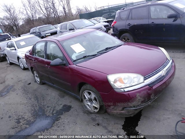 1G1ZT54854F151567 - 2004 CHEVROLET MALIBU LS მუქწითელი ფოტო 1