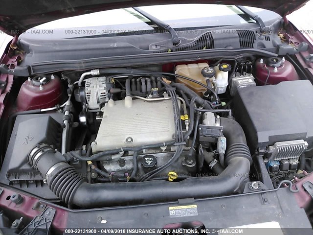 1G1ZT54854F151567 - 2004 CHEVROLET MALIBU LS მუქწითელი ფოტო 10