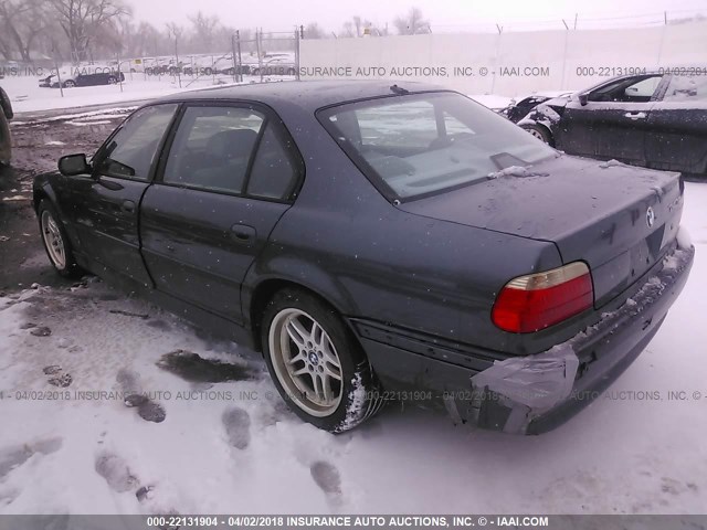 WBAGH83451DP26657 - 2001 BMW 740 IL GRAY photo 3