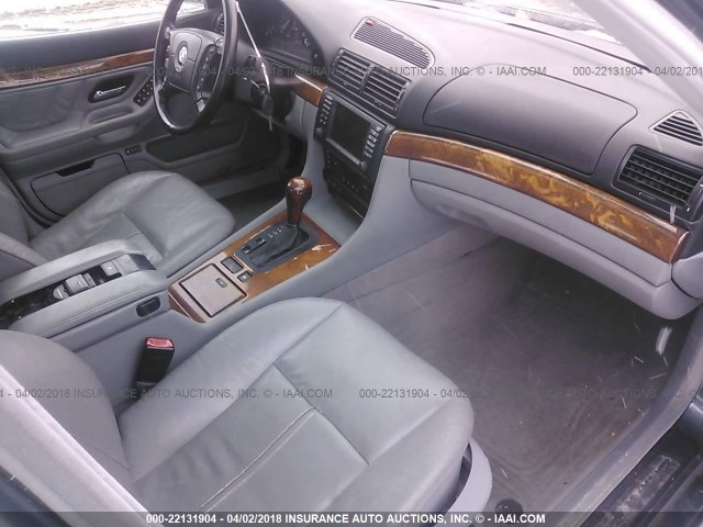 WBAGH83451DP26657 - 2001 BMW 740 IL GRAY photo 5