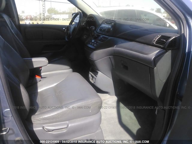 5FNRL38715B041408 - 2005 HONDA ODYSSEY EXL ლურჯი ფოტო 5