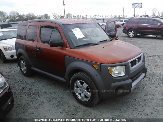 5J6YH28635L021585 - 2005 HONDA ELEMENT EX ORANGE photo 1