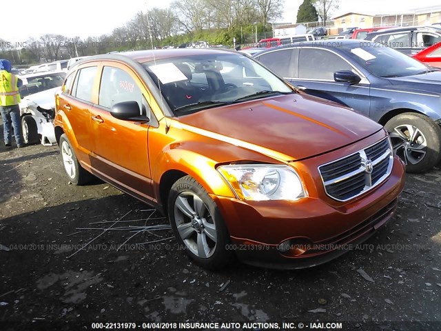 1B3CB3HA5BD168526 - 2011 DODGE CALIBER MAINSTREET ORANGE photo 1