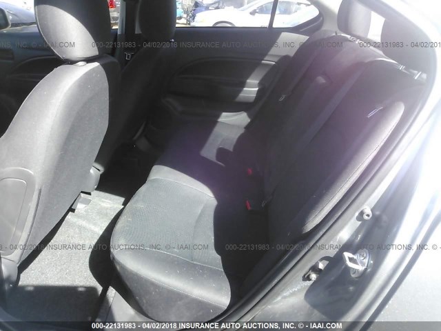 ML32F3FJ9HHF05322 - 2017 MITSUBISHI MIRAGE G4 ES ნაცრისფერი ფოტო 8