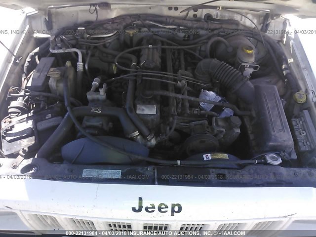 1J4FF68S9XL512473 - 1999 JEEP CHEROKEE SPORT/CLASSIC თეთრი ფოტო 10