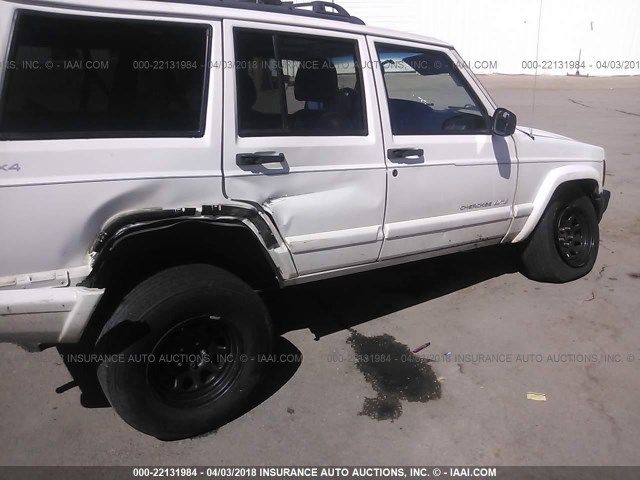 1J4FF68S9XL512473 - 1999 JEEP CHEROKEE SPORT/CLASSIC თეთრი ფოტო 6