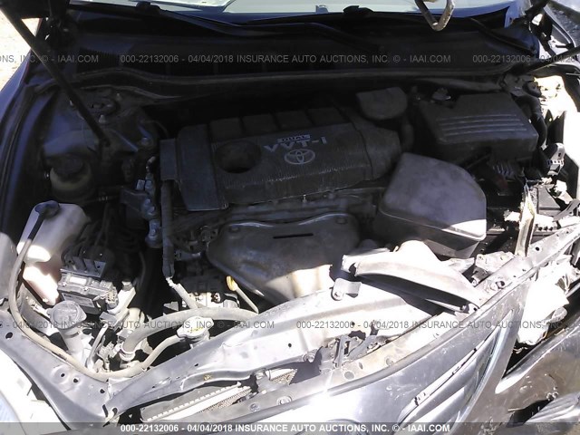 4T4BF3EK2AR058724 - 2010 TOYOTA CAMRY SE/LE/XLE GRAY photo 10