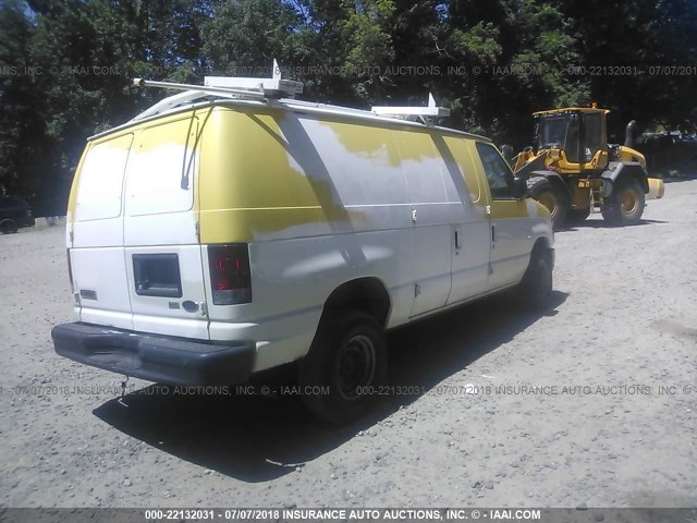 1FTSE3EL4CDA31294 - 2012 FORD ECONOLINE E350 SUPER DUTY VAN YELLOW photo 4