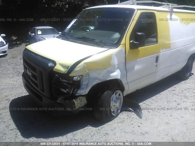 1FTSE3EL4CDA31294 - 2012 FORD ECONOLINE E350 SUPER DUTY VAN YELLOW photo 6