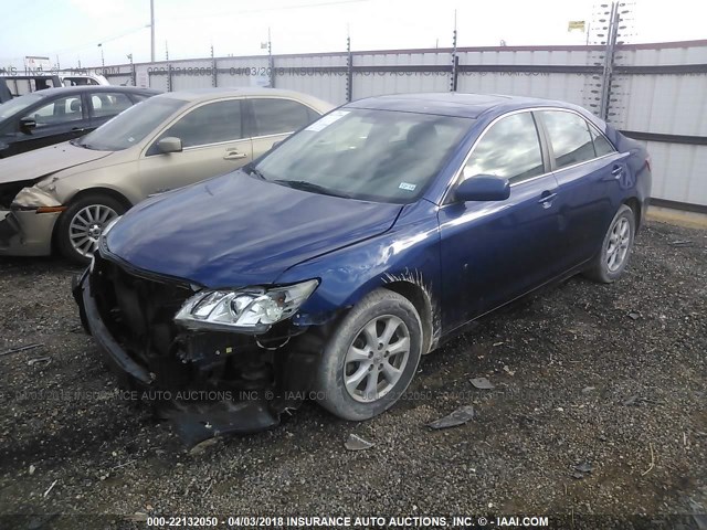 4T4BE46K88R026717 - 2008 TOYOTA CAMRY CE/LE/XLE/SE BLUE photo 2