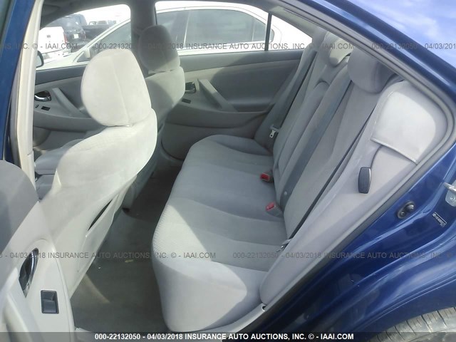 4T4BE46K88R026717 - 2008 TOYOTA CAMRY CE/LE/XLE/SE BLUE photo 8