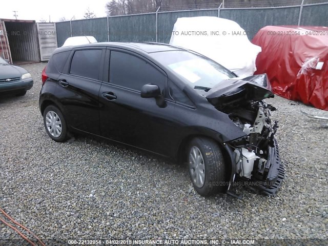 3N1CE2CP2EL389224 - 2014 NISSAN VERSA NOTE S/S PLUS/SV/SL BLACK photo 1