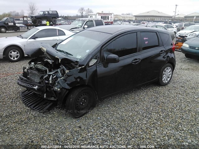 3N1CE2CP2EL389224 - 2014 NISSAN VERSA NOTE S/S PLUS/SV/SL BLACK photo 2