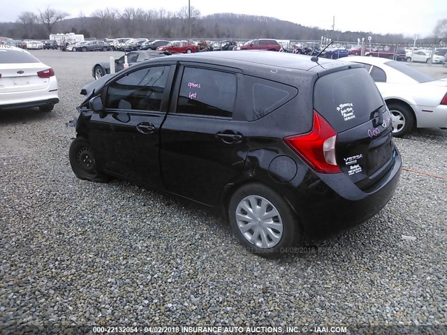 3N1CE2CP2EL389224 - 2014 NISSAN VERSA NOTE S/S PLUS/SV/SL BLACK photo 3