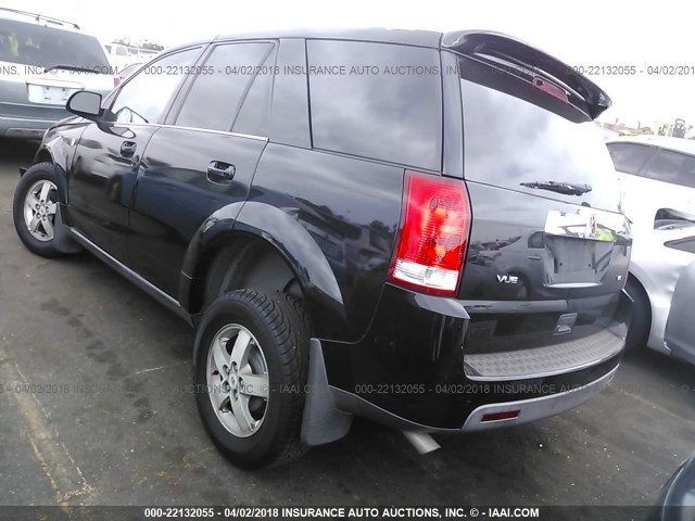 5GZCZ53437S847607 - 2007 SATURN VUE BLACK photo 3