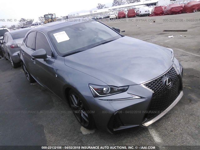 JTHBA1D2XH5039649 - 2017 LEXUS IS 200T GRAY photo 1