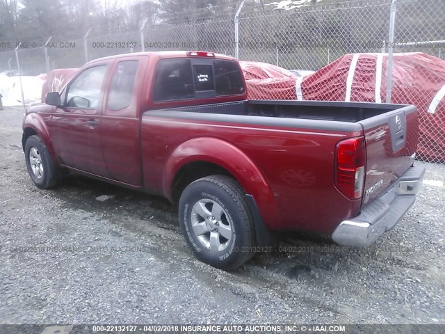 1N6AD0CW0CC408930 - 2012 NISSAN FRONTIER SV/PRO-4X RED photo 3