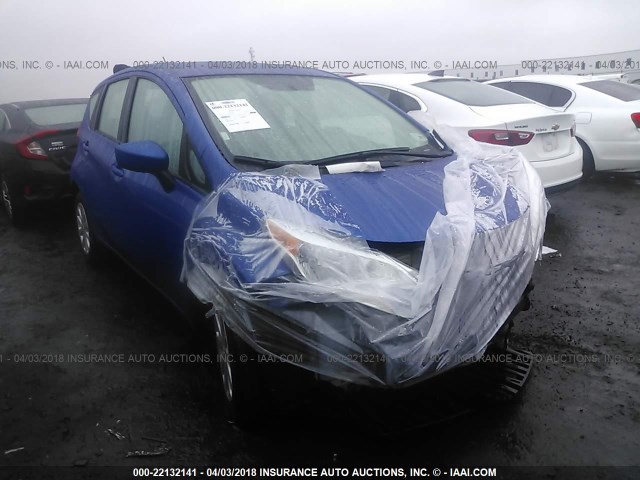 3N1CE2CP7FL413986 - 2015 NISSAN VERSA NOTE S/S PLUS/SV/SL/SR BLUE photo 1