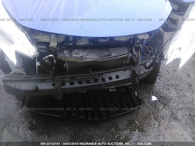 3N1CE2CP7FL413986 - 2015 NISSAN VERSA NOTE S/S PLUS/SV/SL/SR BLUE photo 6