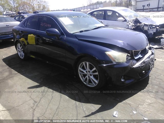 JTHBK262572040806 - 2007 LEXUS IS 250 Dark Blue photo 1