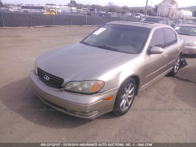 JNKDA31A22T008284 - 2002 INFINITI I35 GOLD photo 2