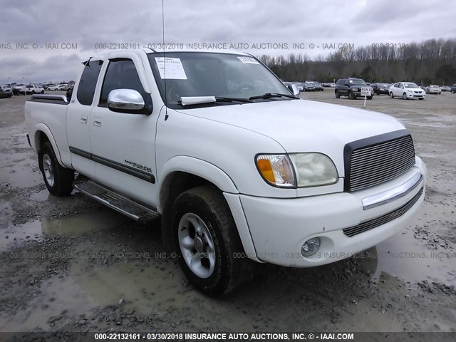 5TBRN34124S445462 - 2004 TOYOTA TUNDRA ACCESS CAB SR5 WHITE photo 1