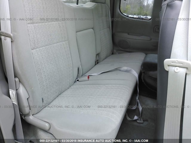 5TBRN34124S445462 - 2004 TOYOTA TUNDRA ACCESS CAB SR5 WHITE photo 8