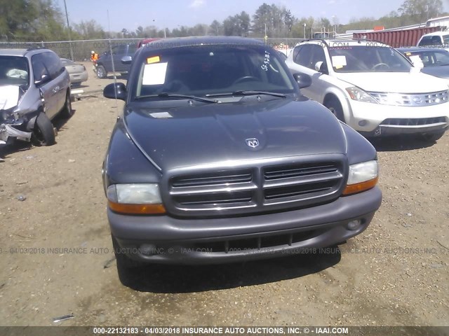 1D7HL38XX3S236635 - 2003 DODGE DAKOTA QUAD SPORT GRAY photo 6