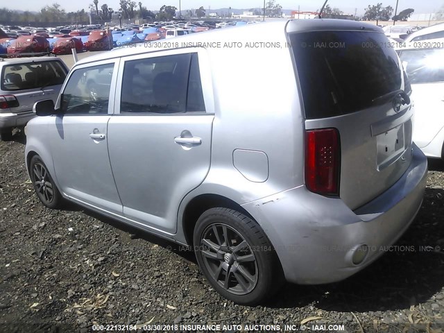 JTLKE50E481015582 - 2008 TOYOTA SCION XB ვერცხლისფერი ფოტო 3