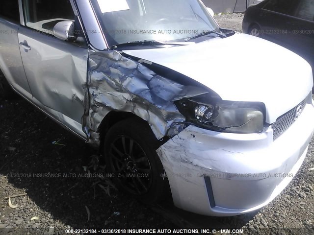 JTLKE50E481015582 - 2008 TOYOTA SCION XB ვერცხლისფერი ფოტო 6