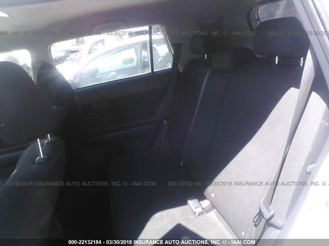 JTLKE50E481015582 - 2008 TOYOTA SCION XB ვერცხლისფერი ფოტო 8