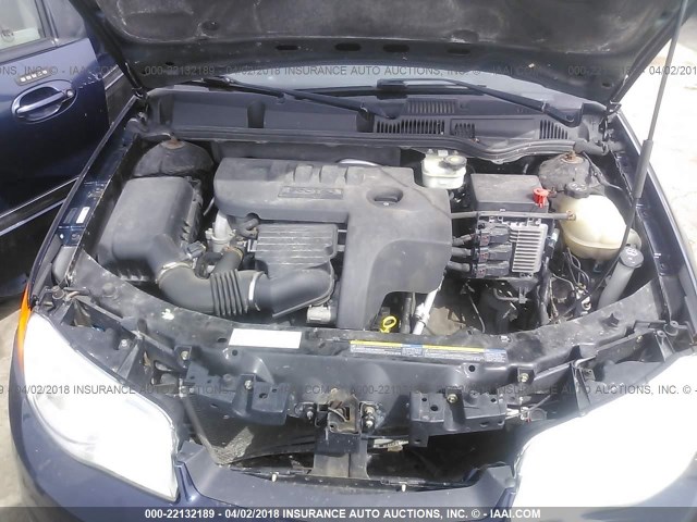 1G8AM15F77Z185028 - 2007 SATURN ION LEVEL 2 Mavi foto 10