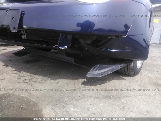 1G8AM15F77Z185028 - 2007 SATURN ION LEVEL 2 BLUE photo 6