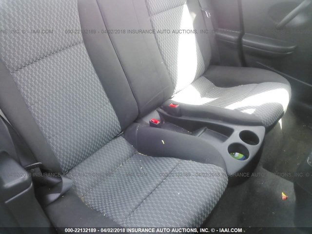 1G8AM15F77Z185028 - 2007 SATURN ION LEVEL 2 BLUE photo 8