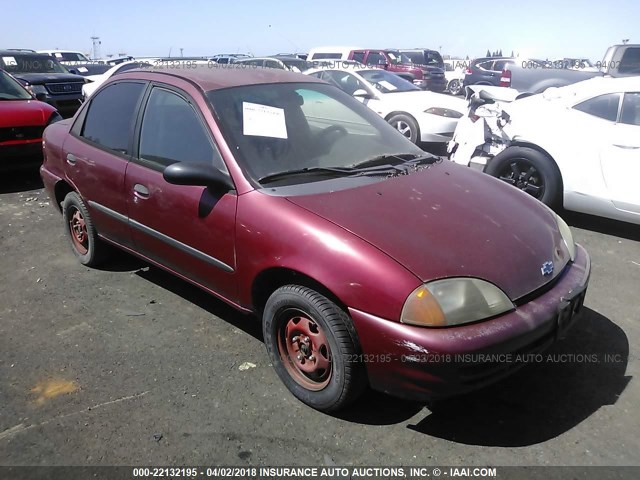 2C1MR5229Y6701008 - 2000 CHEVROLET METRO LSI RED photo 1