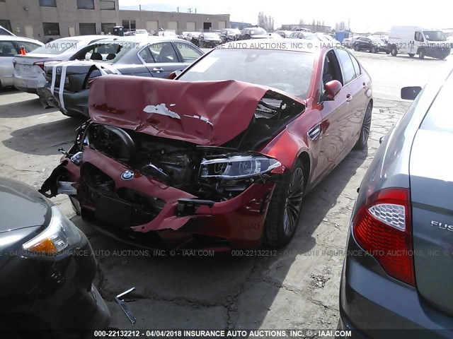 WBSFV9C59GG343195 - 2016 BMW M5 ORANGE photo 2