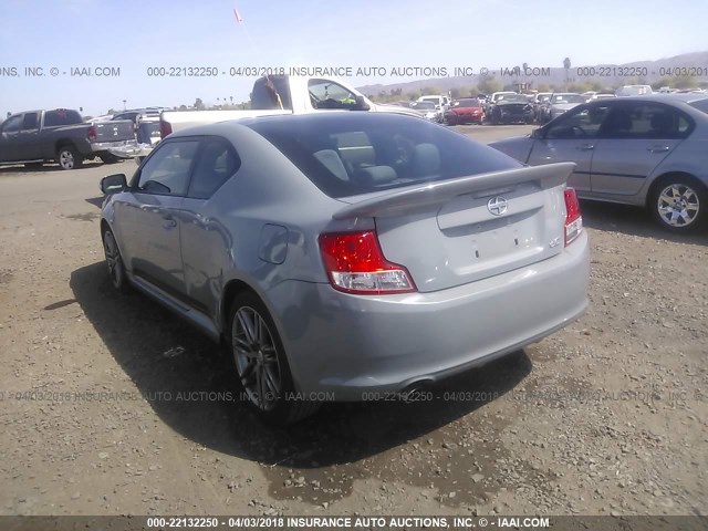 JTKJF5C78C3036927 - 2012 TOYOTA SCION TC 灰色 照片 3
