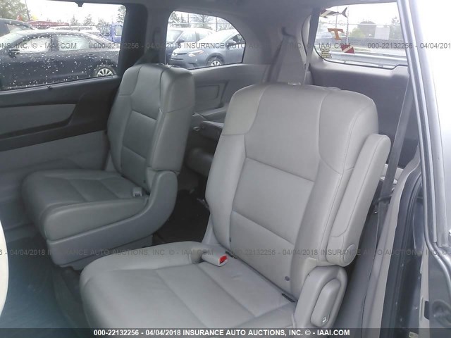 5FNRL5H66EB012747 - 2014 HONDA ODYSSEY EXL GRAY photo 8