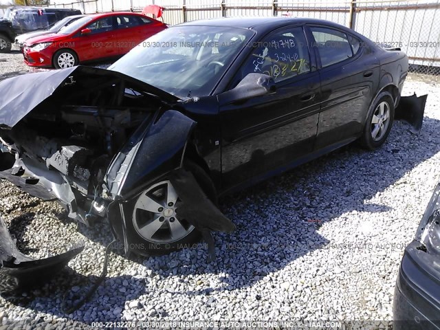 2G2WP552971182491 - 2007 PONTIAC GRAND PRIX BLACK photo 2