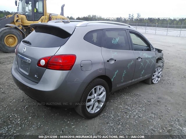 JN8AS5MT0BW569001 - 2011 NISSAN ROGUE S/SV/KROM GRAY photo 4