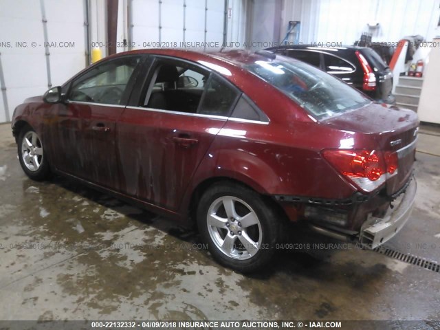 1G1PE5SB4G7215998 - 2016 CHEVROLET CRUZE LIMITED LT RED photo 3