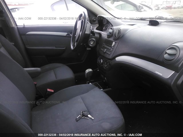 KL1TD5DE6AB080681 - 2010 CHEVROLET AVEO LS/LT 红色 照片 5