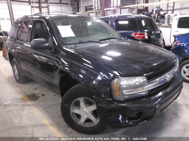 1GNDS13S862242098 - 2006 CHEVROLET TRAILBLAZER LS/LT BLACK photo 1