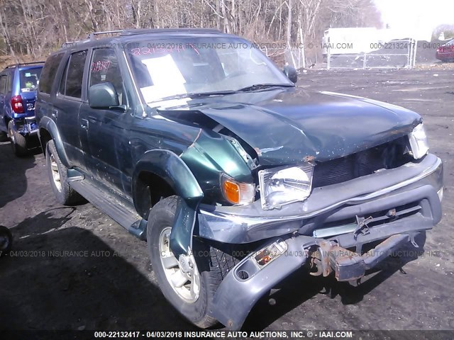 JT3HN86R1Y0283971 - 2000 TOYOTA 4RUNNER SR5 GREEN photo 1